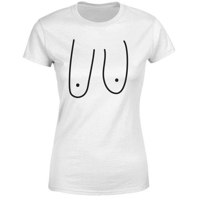 Droopy Knockers Women's T-Shirt - White - S - Weiß on Productcaster.