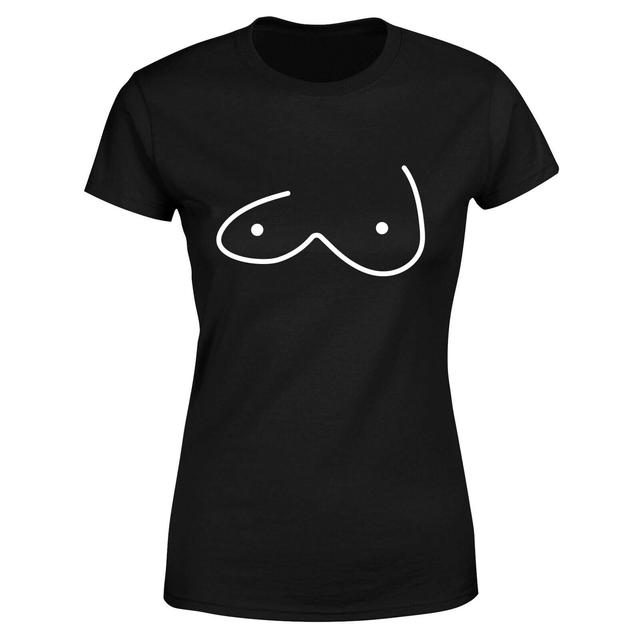 Wonkey Breasts Women's T-Shirt - Black - M - Schwarz on Productcaster.