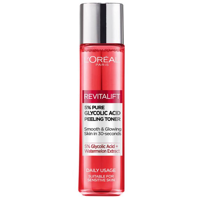 L’Oreal Paris 5% Glycolic Acid Peeling Toner 180ml on Productcaster.