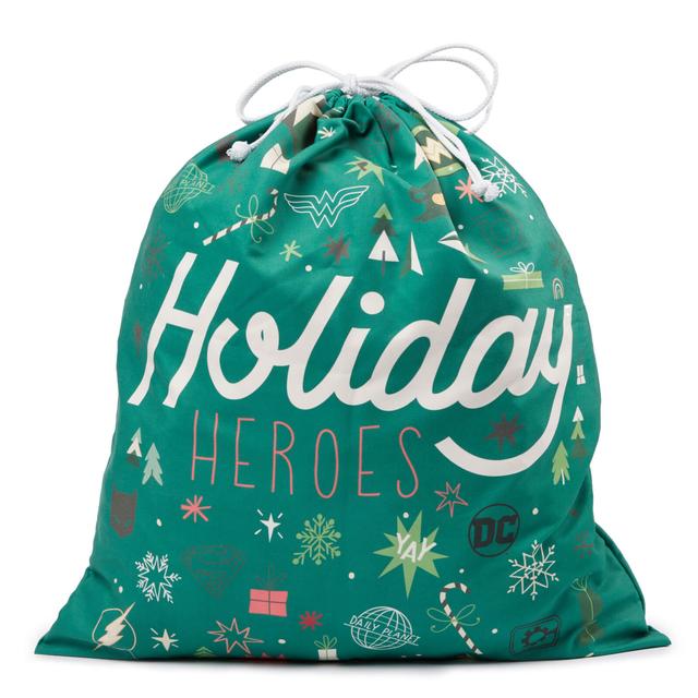 DC Comics Holiday Heroes Christmas Santa Sack on Productcaster.