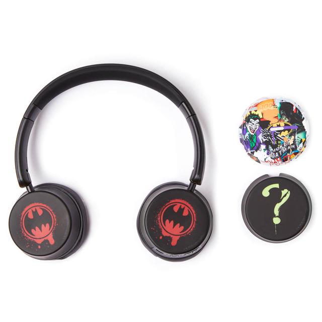 MOTH x Batman Mash-Up Collage On-Ear Headphones & Caps on Productcaster.