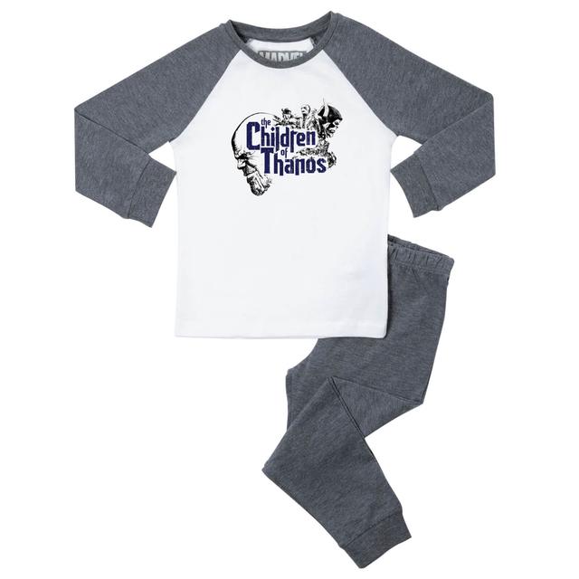 Marvel Children Of Thanos Kids' Pyjamas - Grey White - 9-10 Jahre - Grey White on Productcaster.