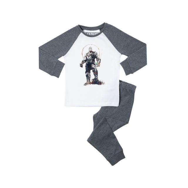 Marvel Thanos Babies/Toddler Pyjamas - Grey - 6-9 months - Grey on Productcaster.