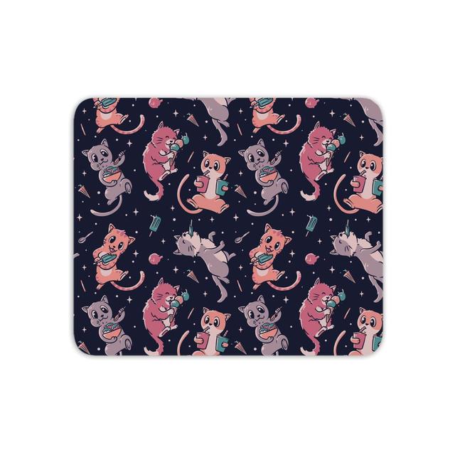 Pattern Ice Cream Cats Mouse Mat on Productcaster.