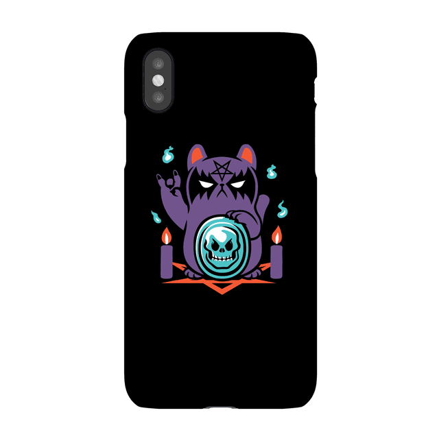 Bad Luck Satanic Cat Manekineko Phone Case for iPhone and Android - iPhone 11 Pro - Snap Hülle Matt on Productcaster.