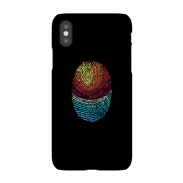 Fingerprint Sunset Phone Case for iPhone and Android - Samsung S7 - Snap Case - Matte on Productcaster.