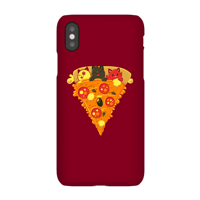 Pizza Cat Phone Case for iPhone and Android - Samsung S9 - Snap Hülle Matt on Productcaster.