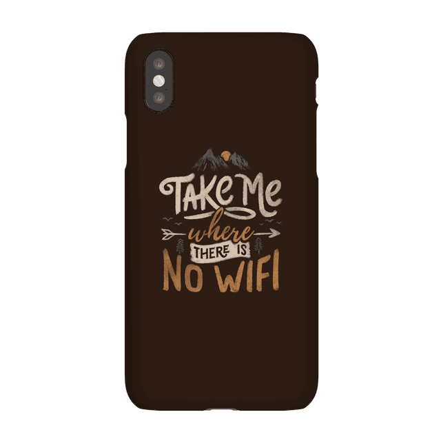 Take Me Where There Is No Wifi Phone Case for iPhone and Android - Samsung S6 Edge - Snap Case - Matte on Productcaster.