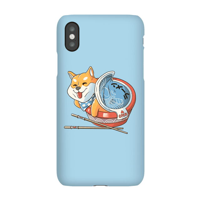 Shiba Dog Ramen Japanese Manga Phone Case for iPhone and Android - iPhone XS Max - Snap Hülle Matt on Productcaster.