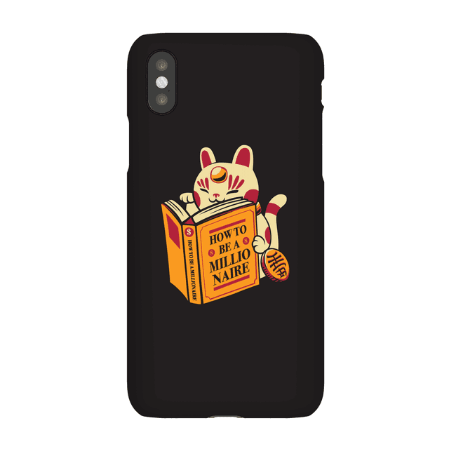 Maneki-Neko How To Be A Millionaire Cat Phone Case for iPhone and Android - iPhone X - Snap Hülle Matt on Productcaster.