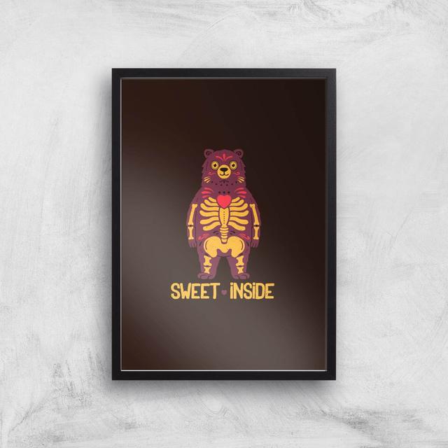 Sweet Inside Giclee Art Print - A3 - Black Frame on Productcaster.