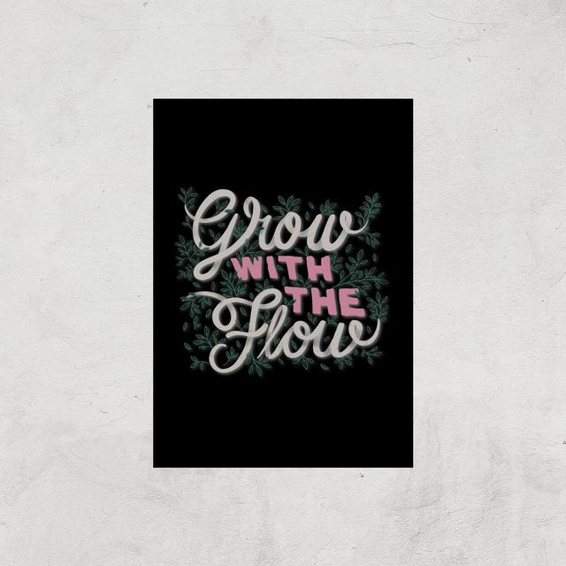 Grow With The Flow Giclee Art Print - A4 - Print Only on Productcaster.