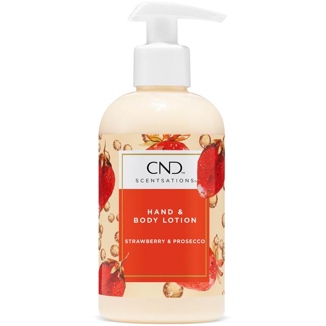 CND SPA Scentsations Hand and Body Lotion Strawberry and Prosecco 245ml on Productcaster.