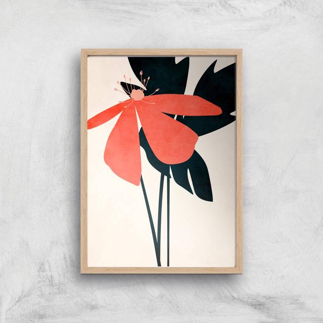 Borris Photography Thinking Of You Giclee Art Print - A3 - Wooden Frame on Productcaster.