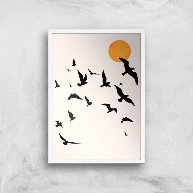 Borris Photography Up And Away Giclee Art Print - A3 - White Frame on Productcaster.