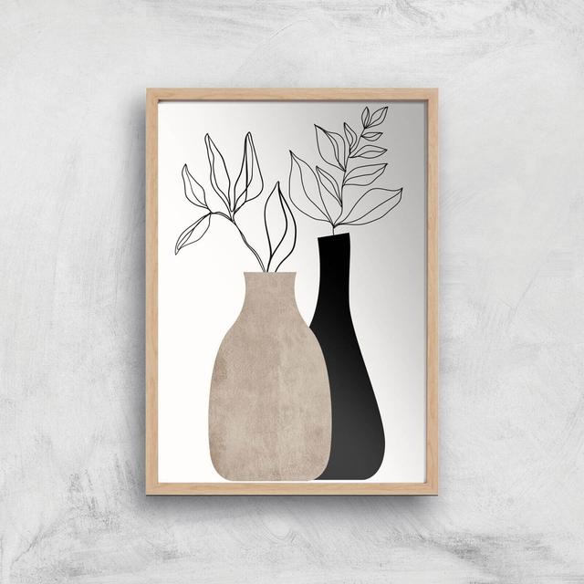 Borris Photography Gris En Gris Giclee Art Print - A2 - Wooden Frame on Productcaster.