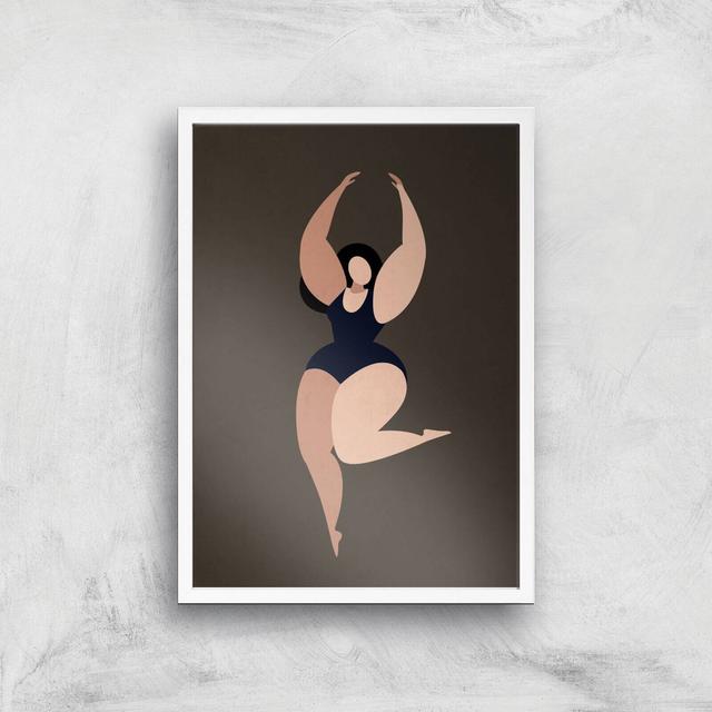 Borris Photography Prima Ballerina Pose Giclee Art Print - A3 - White Frame on Productcaster.