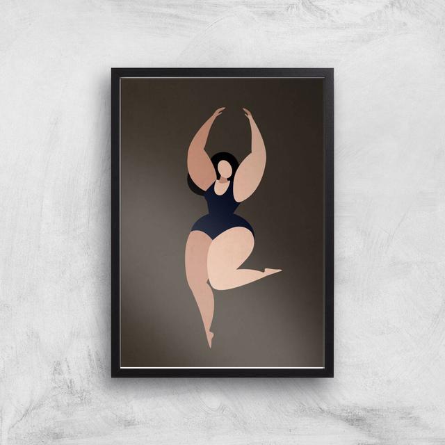 Borris Photography Prima Ballerina Pose Giclee Art Print - A3 - Black Frame on Productcaster.