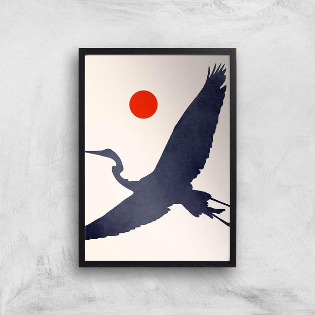 Borris Photography Crane Giclee Art Print - A3 - Print Only on Productcaster.