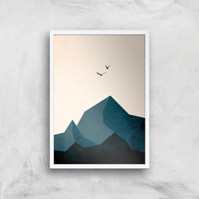 Borris Photography Zugspitze Zwei Giclee Art Print - A3 - White Frame on Productcaster.