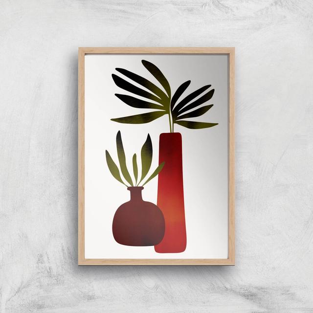 Borris Photography Fairytale Plants Giclee Art Print - A3 - Wooden Frame on Productcaster.