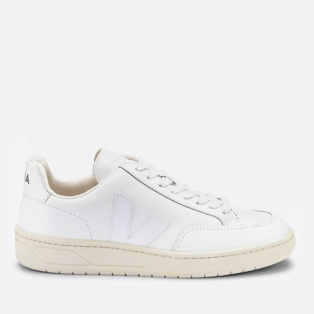 Veja Men's V-12 Leather Trainers - Extra White - UK 11 on Productcaster.