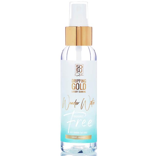 SOSU Cosmetics Dripping Gold Fragrance Free Wonder Water 100ml (Various Colours) - Light-Medium on Productcaster.