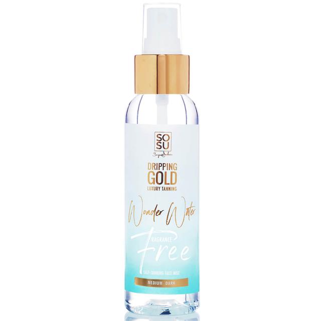 SOSU Cosmetics Dripping Gold Fragrance Free Wonder Water 100ml (Various Colours) - Medium-Dark on Productcaster.