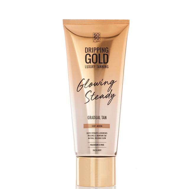 SOSU Dripping Gold Gradual Tan Lotion 230g (Various Colours) - Light-Medium on Productcaster.