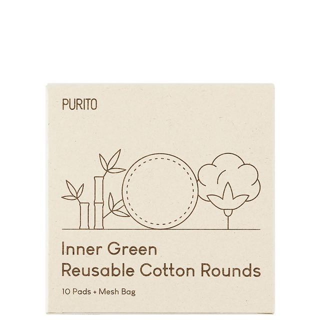 PURITO Inner Green Reusable Cotton Rounds 58g on Productcaster.