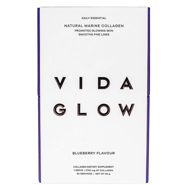 Vida Glow Natural Marine Collagen Sachets - Blueberry on Productcaster.