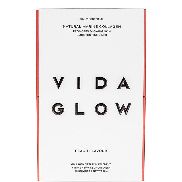 Vida Glow Natural Marine Collagen Sachets - Peach on Productcaster.