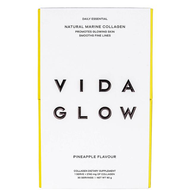 Vida Glow Natural Marine Collagen Sachets - Pineapple on Productcaster.