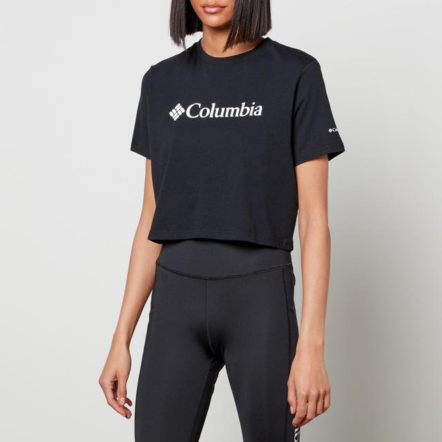 Columbia Women's North Cascades Cropped T-Shirt - Black - XS on Productcaster.