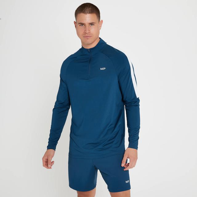 MP Férfi Tempo 1/4 Zip Felső – Intenzív kék - XS on Productcaster.