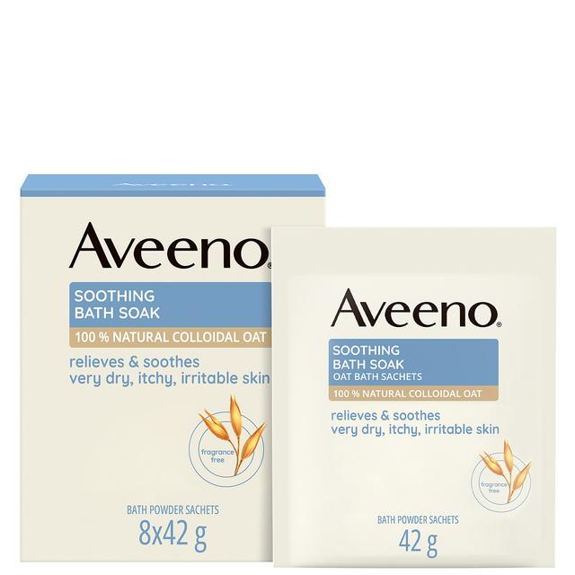 Aveeno Soothing Bath Soak 8 x 42g on Productcaster.