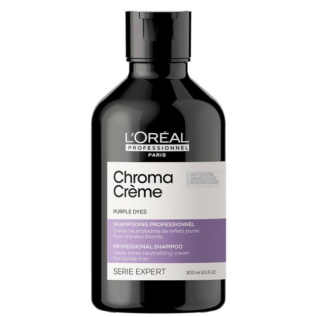 L'Oréal Professionnel Paris Chroma Crème Yellow-Tones Neutralizing Cream Shampoo - Blondes To Platinum Blondes 300ml on Productcaster.