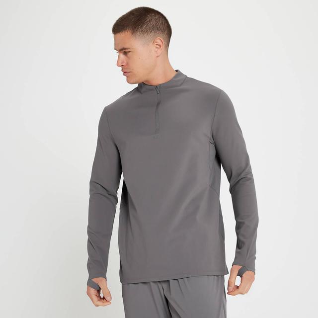 MP Pánský Velocity Ultra 1/4 Zip Top – Oblázkově Šedý - S on Productcaster.