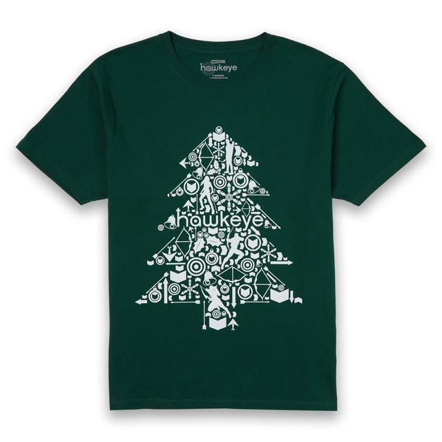 Marvel Christmas Tree Unisex T-Shirt - Green - L - Grün on Productcaster.