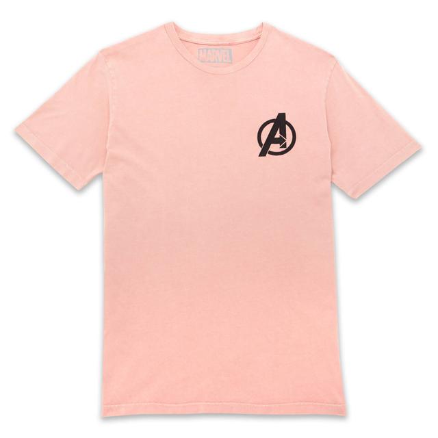 Camiseta unisex Avengers Logo - Pink Acid Wash - XL - Pink Acid Wash on Productcaster.