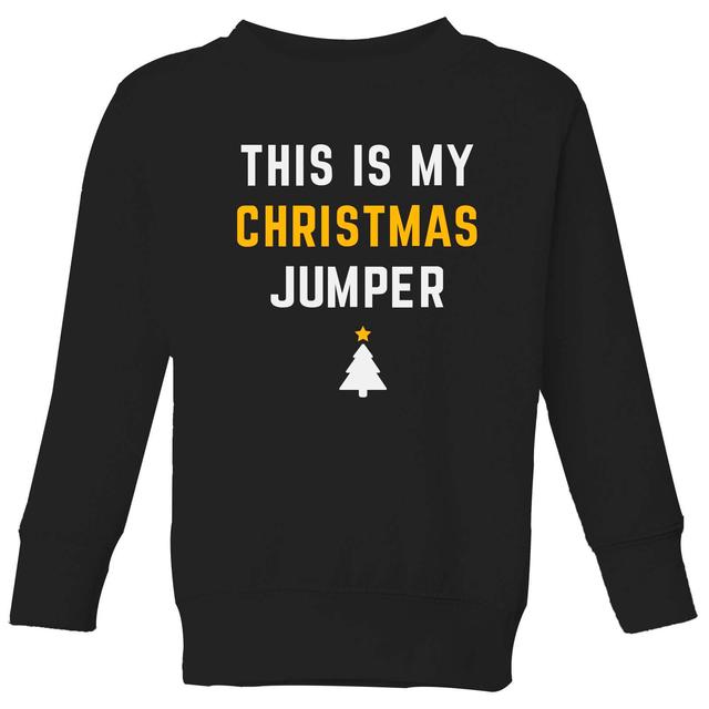 Obvious Christmas Jumper Kids' Sweatshirt - Black - 11-12 Jahre - Schwarz on Productcaster.