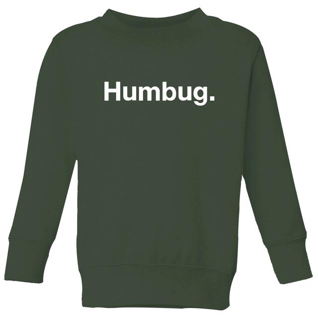 Christmas Humbug. Kids' Sweatshirt - Green - 7-8 Jahre - Grün on Productcaster.