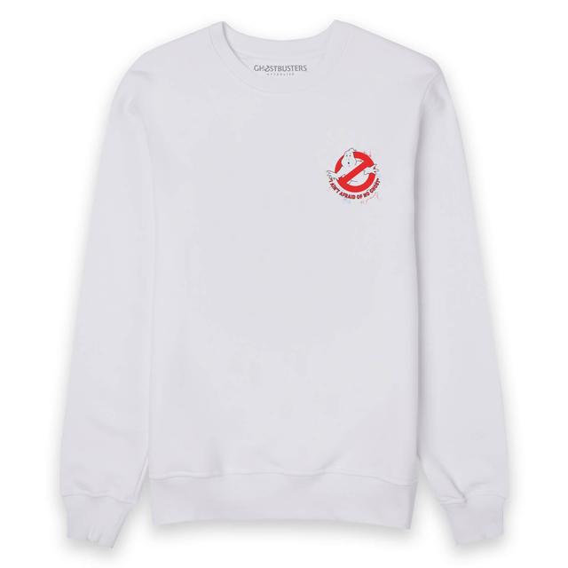 Ghostbusters I Ain't Afraid Of No Ghost Sweatshirt - White - M - Weiß on Productcaster.