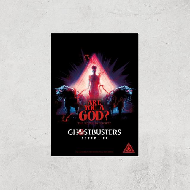 Ghostbusters Are You A God? Giclee Art Print - A4 - Print Only on Productcaster.