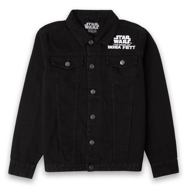 Star Wars Painted Embroidered Unisex Denim Jacket - Black - L on Productcaster.