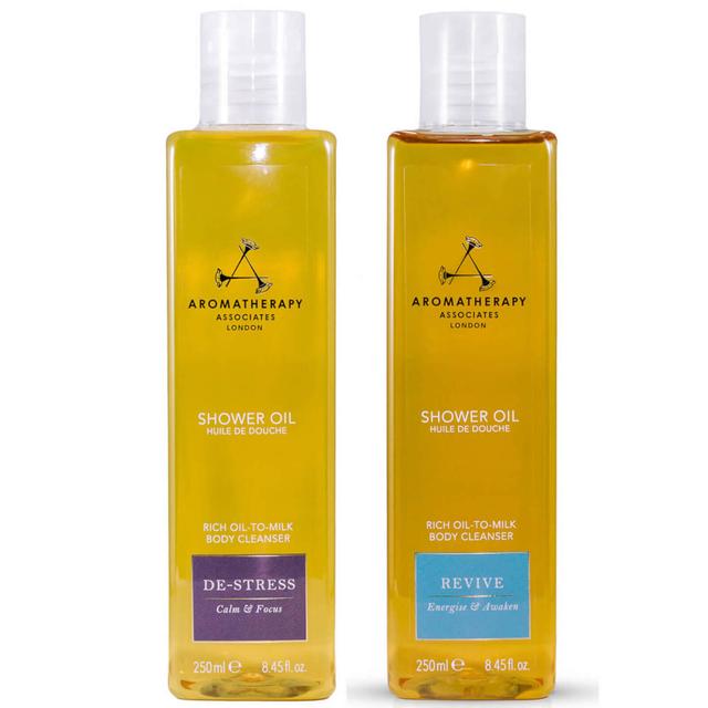 Aromatherapy Associates AM PM Shower Oil Duo on Productcaster.