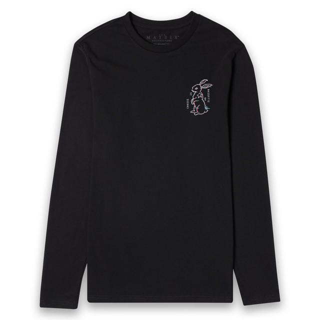 Matrix Choice Is An Illusion Unisex Long Sleeve T-Shirt - Black - XS - Schwarz on Productcaster.