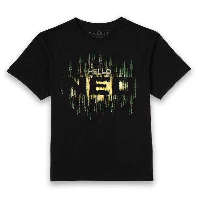 Camiseta unisex Hello Neo de Matrix - Negro - M - Negro on Productcaster.