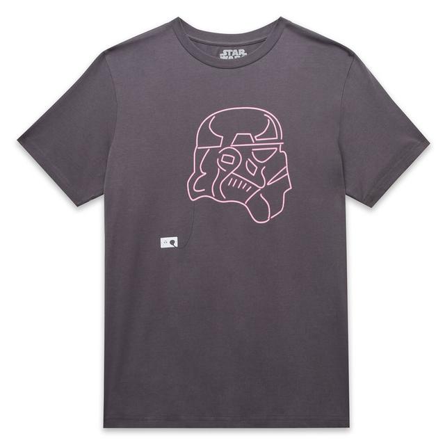 Star Wars Neon Storm Trooper Unisex T-Shirt - Charcoal - S - Charcoal on Productcaster.