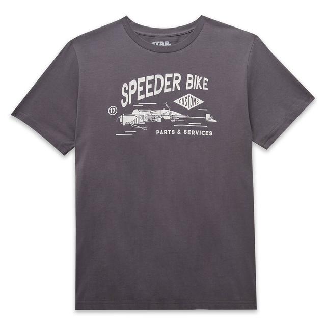 Star Wars Speeder Bike Unisex T-Shirt - Charcoal - XS - Dunkelgrau on Productcaster.